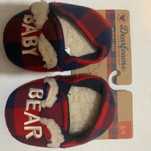 Baby bear slippers